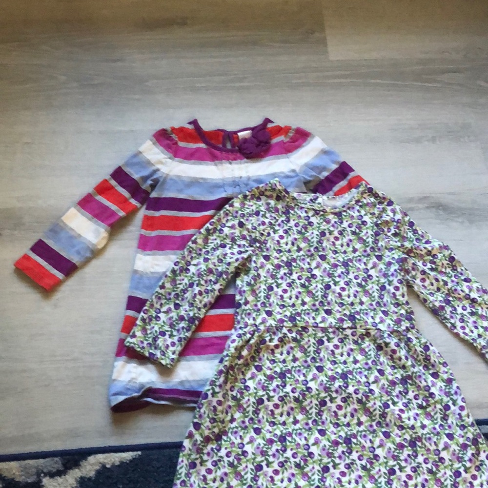 long sleeve cotton dresses (two)